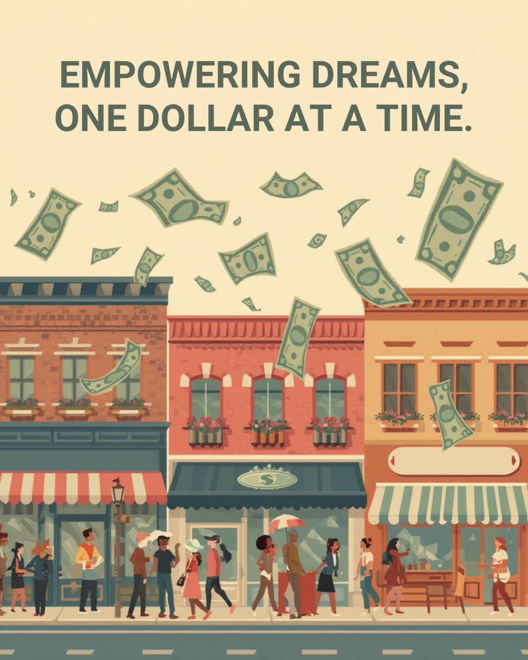 Vibrant Small Business Street Scene Small business capital strategies 2